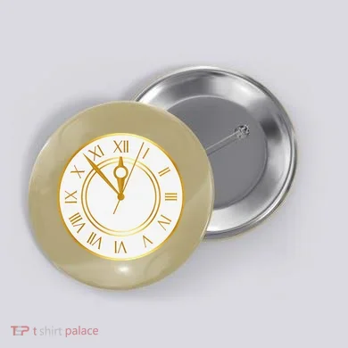 New YearS Eve Clock Button