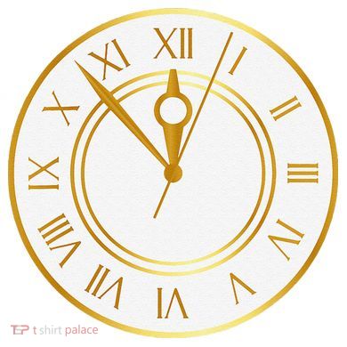 New YearS Eve Clock Ceramic Ornament