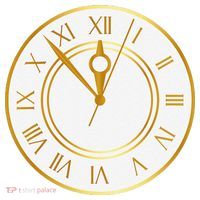 New YearS Eve Clock Ceramic Ornament thumb 2