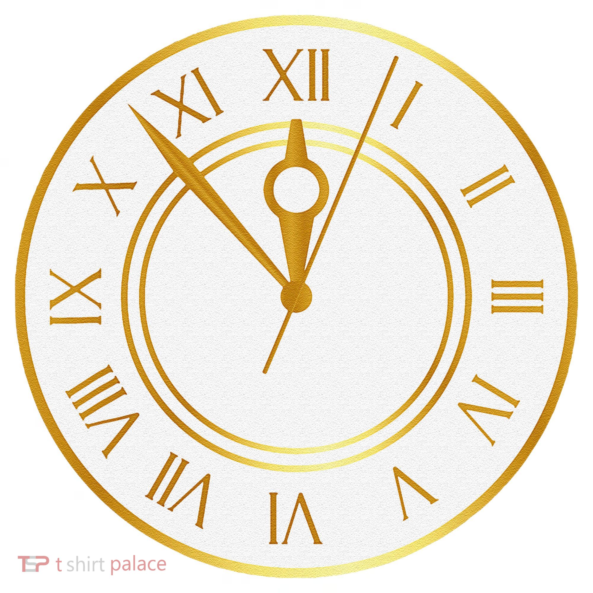 New YearS Eve Clock Ceramic Ornament