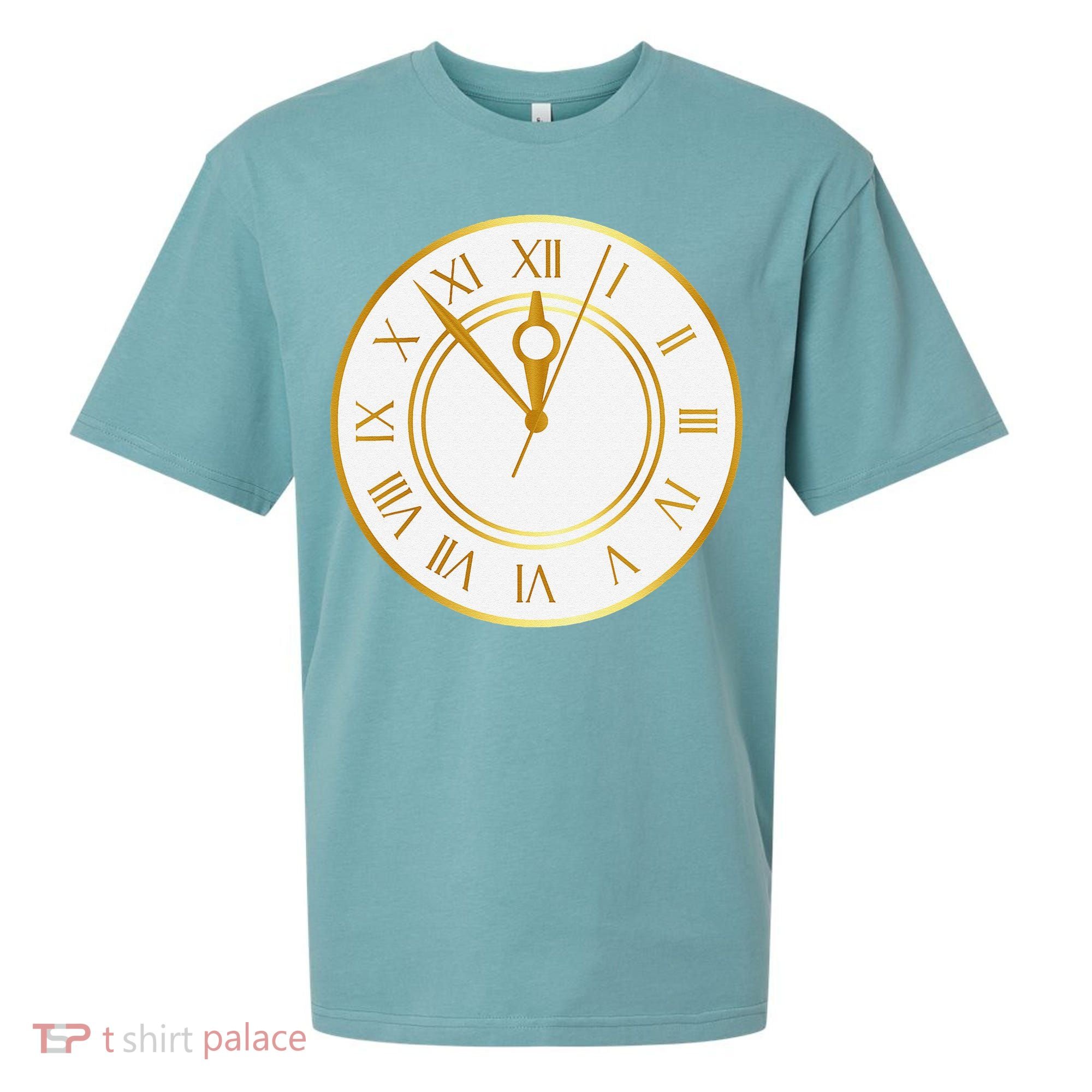 New YearS Eve Clock Sueded Cloud Jersey T-Shirt