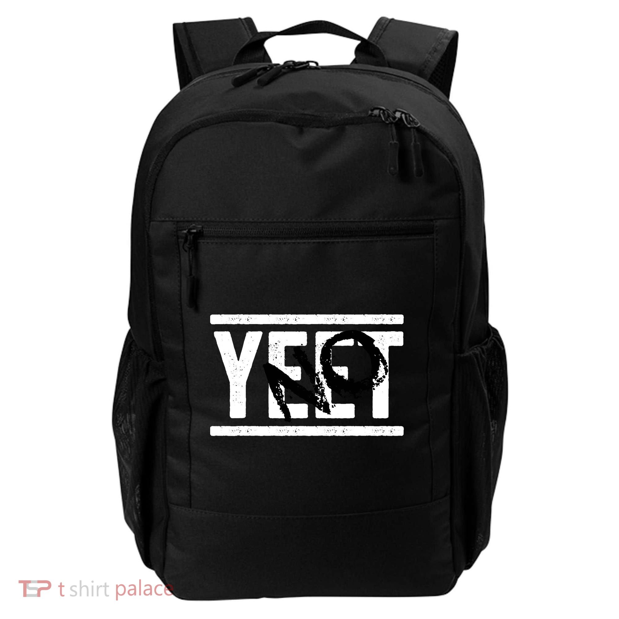 No Yeet Funny Retro Text Backpack