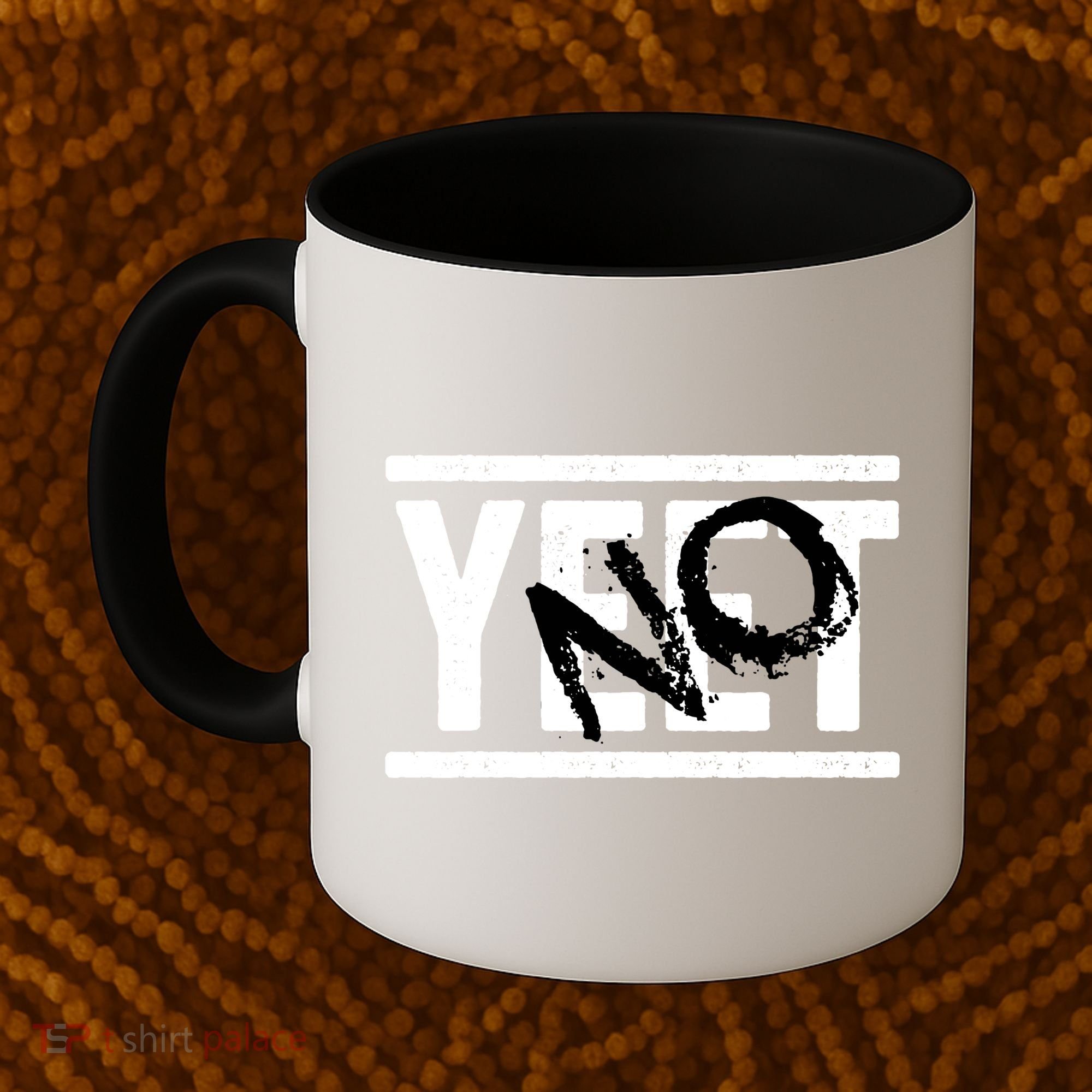 No Yeet Funny Retro Text Coffee Mug