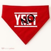No Yeet Funny Retro Text USA-Made Doggie Bandana thumb 0