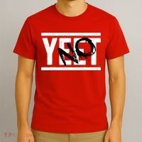 No Yeet Funny Retro Text T-Shirt thumb 3