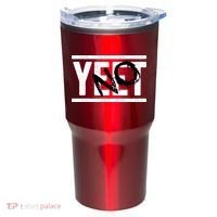 No Yeet Funny Retro Text Tumbler thumb 0