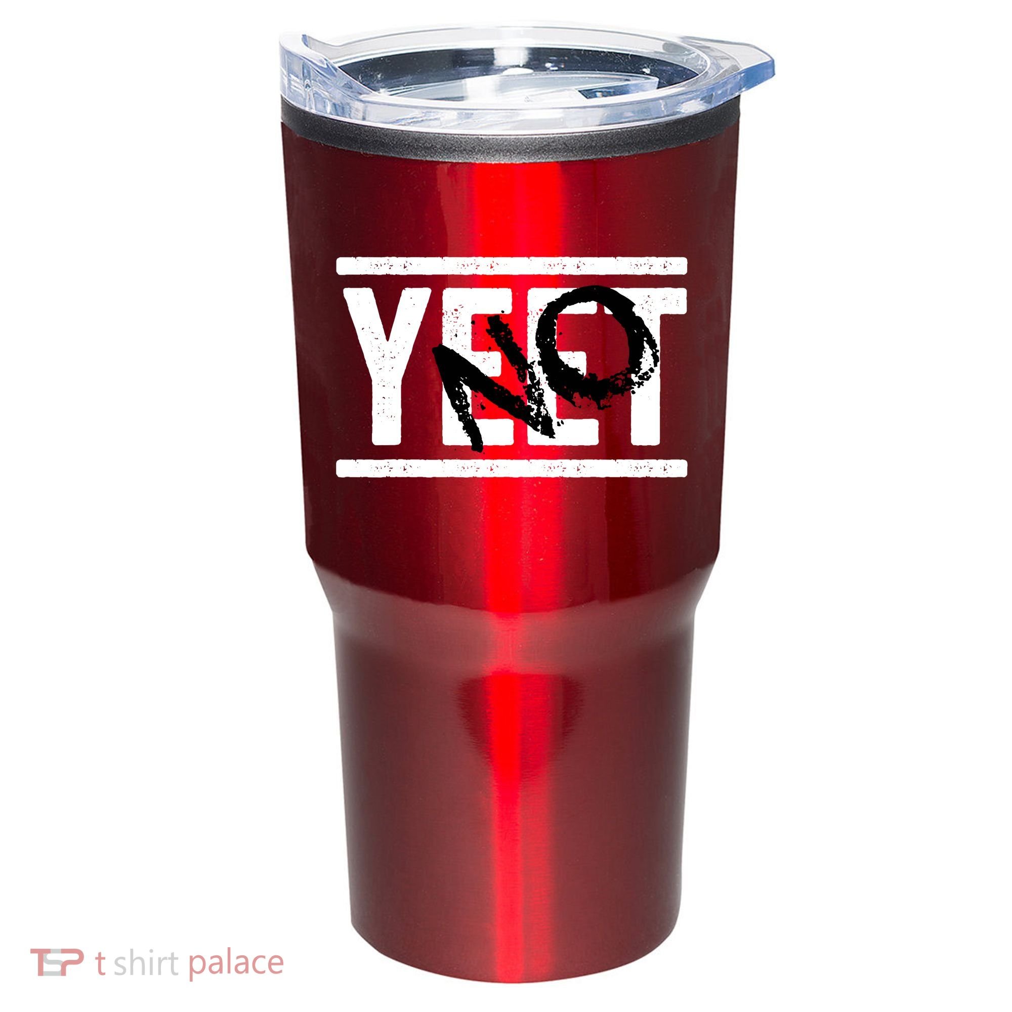 No Yeet Funny Retro Text Tumbler