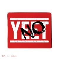 No Yeet Funny Retro Text Mousepad thumb 0