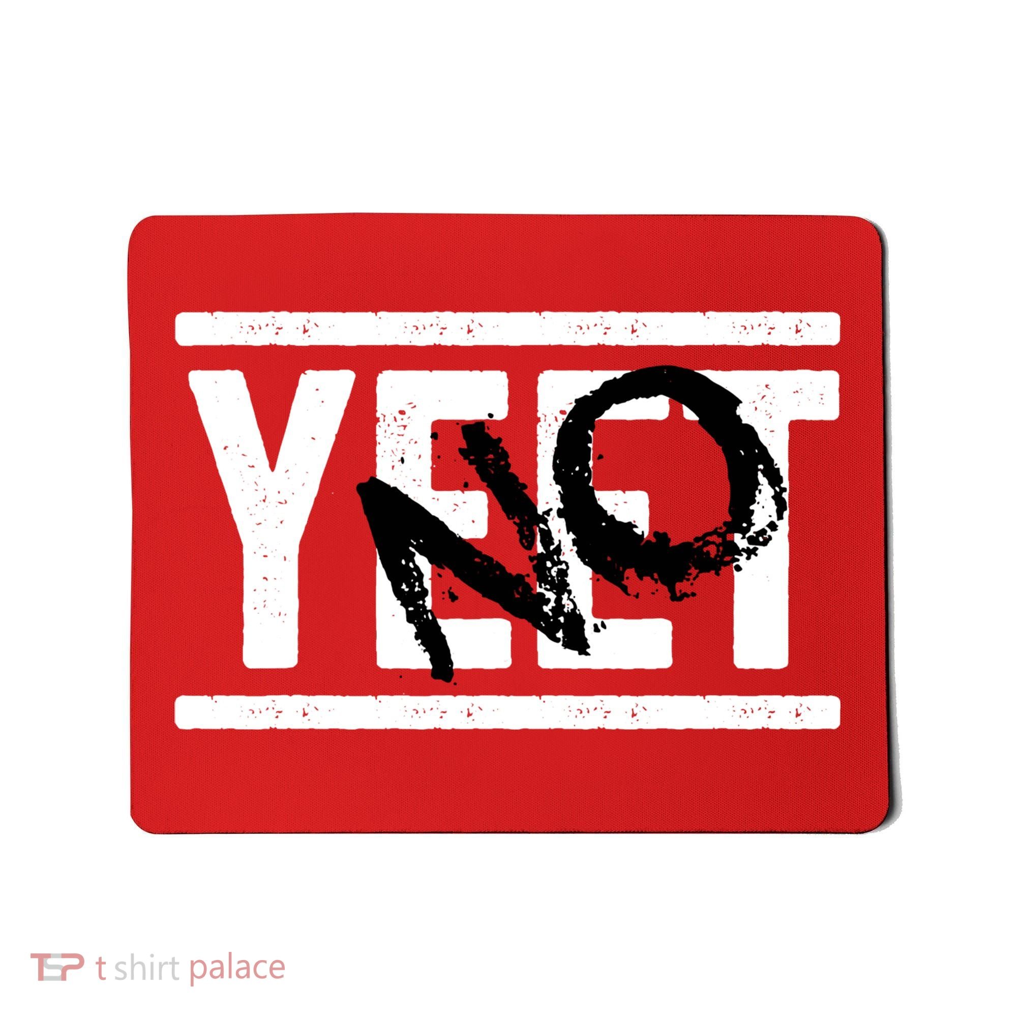 No Yeet Funny Retro Text Mousepad