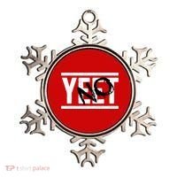 No Yeet Funny Retro Text Ornament thumb 0