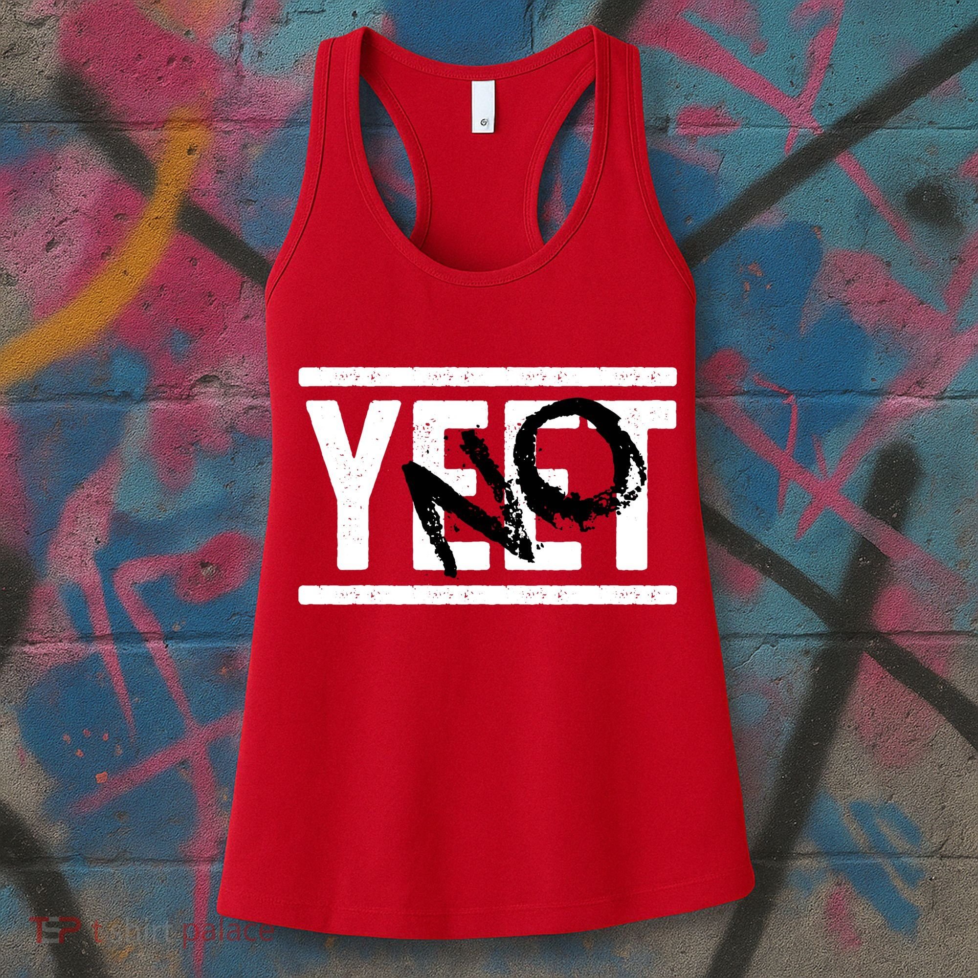 No Yeet Funny Retro Text Women's Tank Top