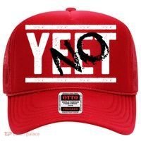 No Yeet Funny Retro Text Hat thumb 0