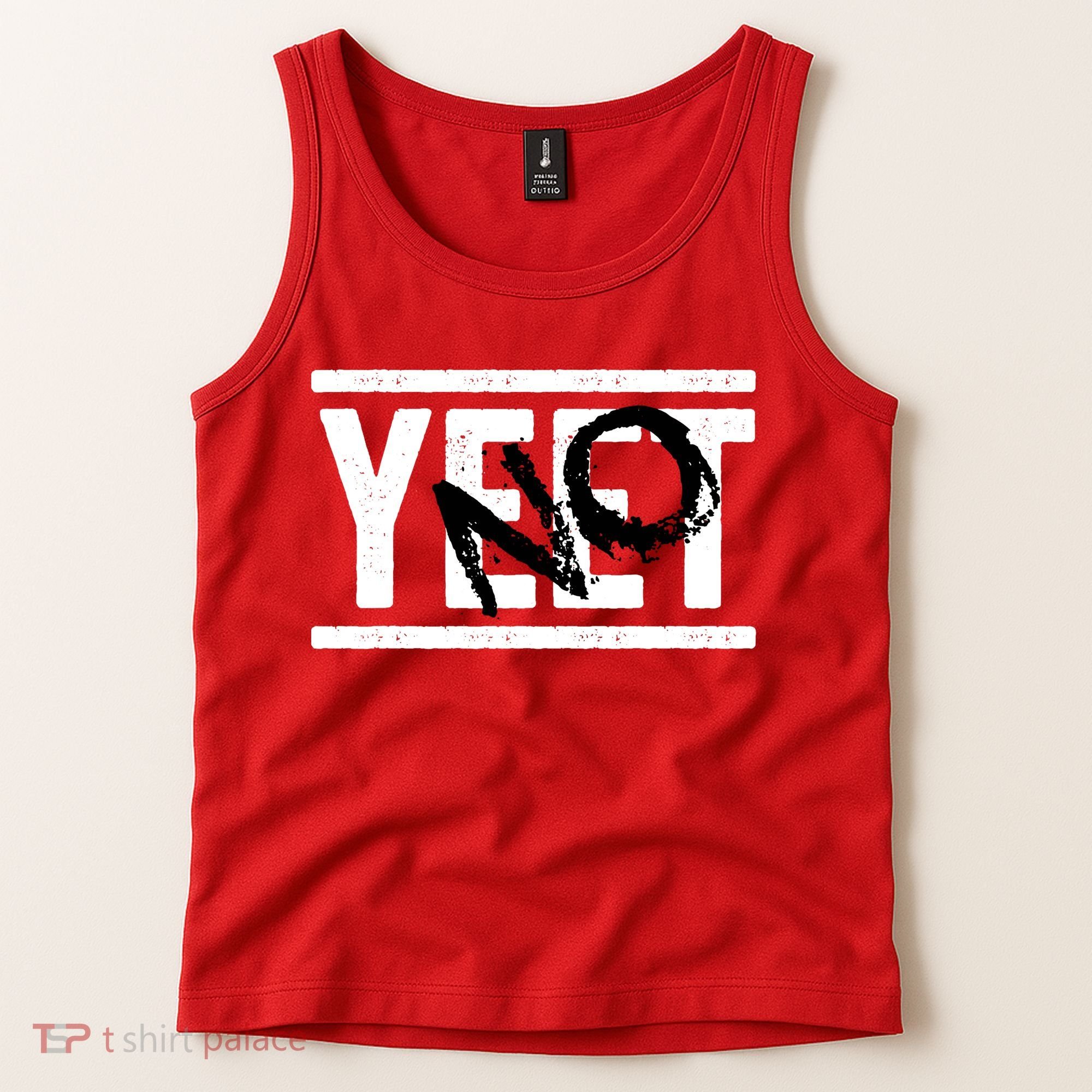 No Yeet Funny Retro Text Tank Top