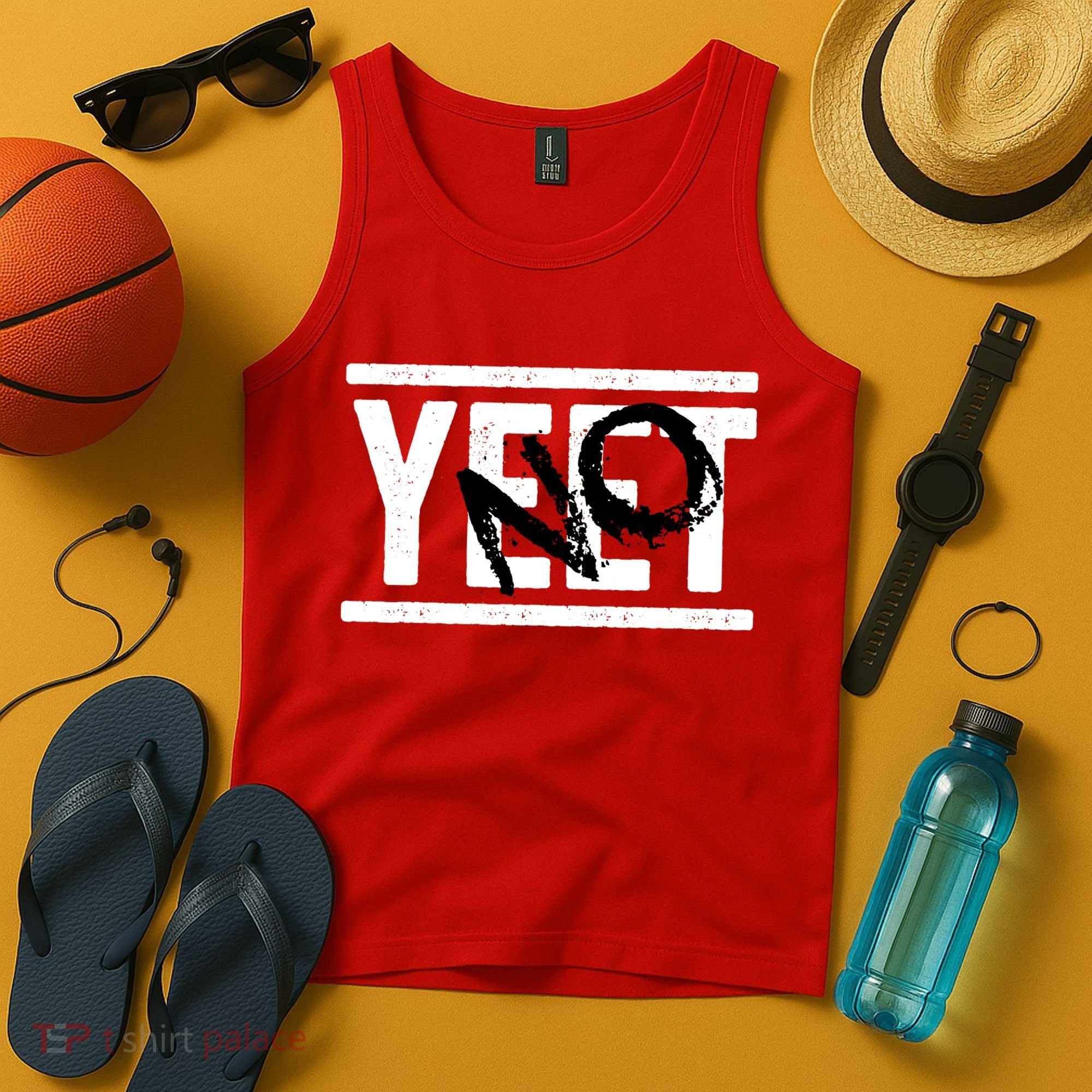 No Yeet Funny Retro Text Tank Top