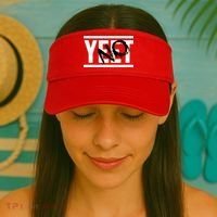 No Yeet Funny Retro Text Visor thumb 2