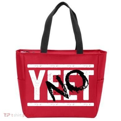 No Yeet Funny Retro Text Tote Bag