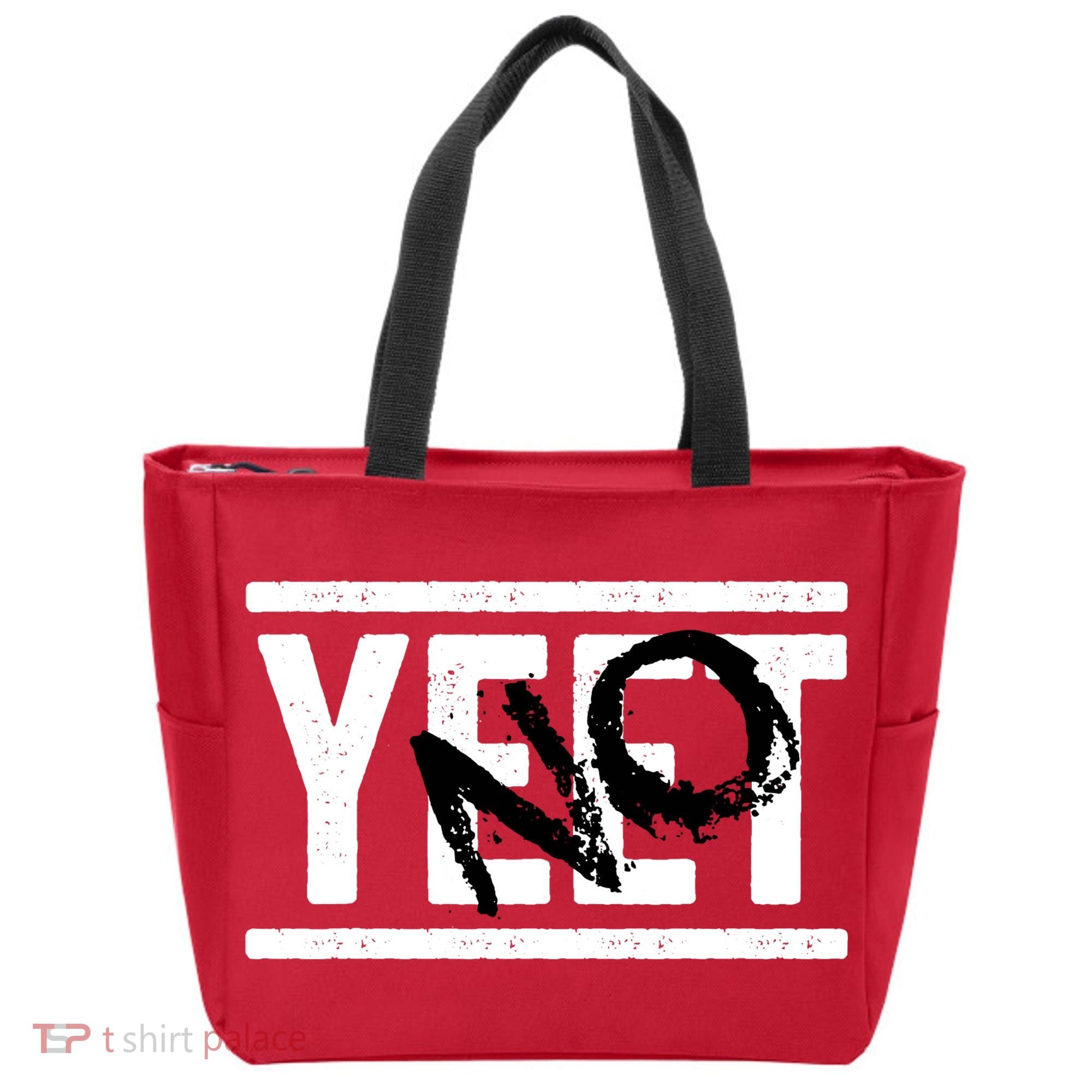 No Yeet Funny Retro Text Tote Bag
