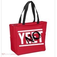 No Yeet Funny Retro Text Tote Bag thumb 2