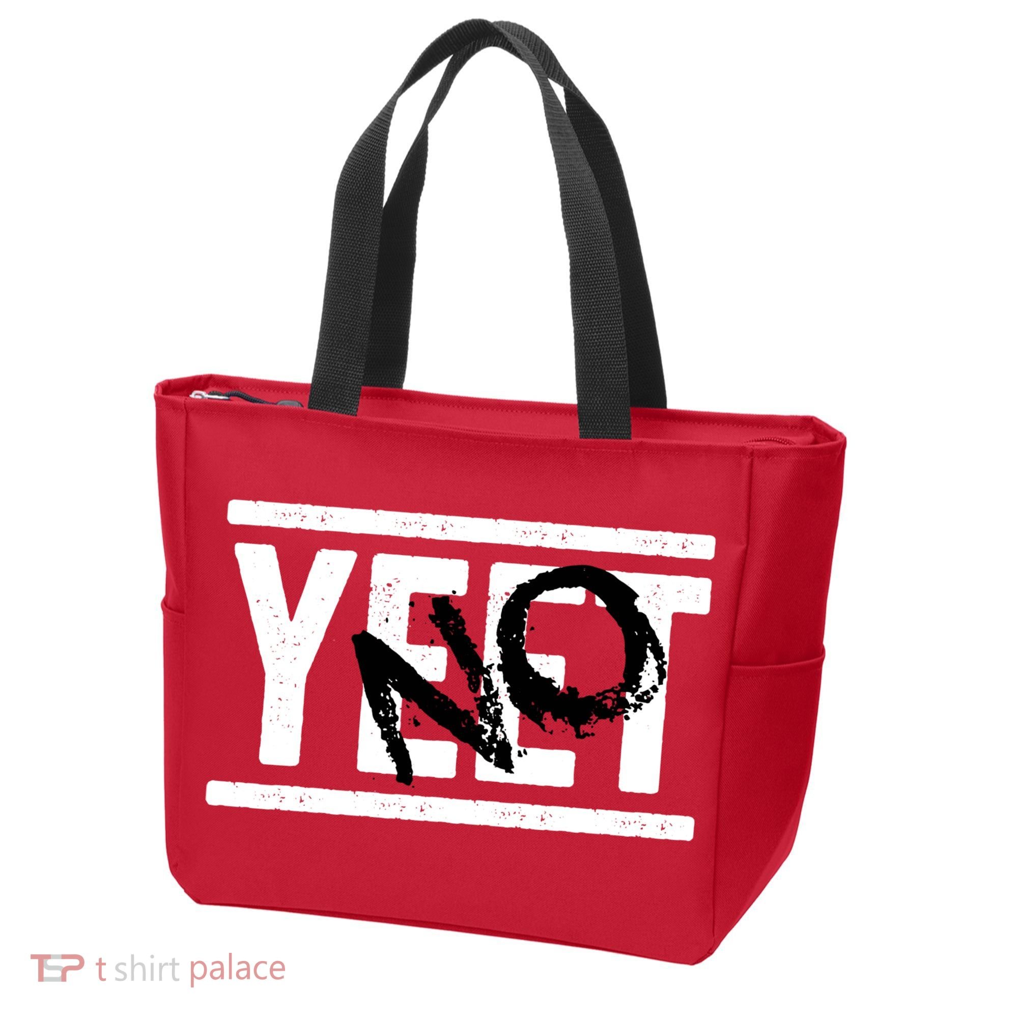 No Yeet Funny Retro Text Tote Bag