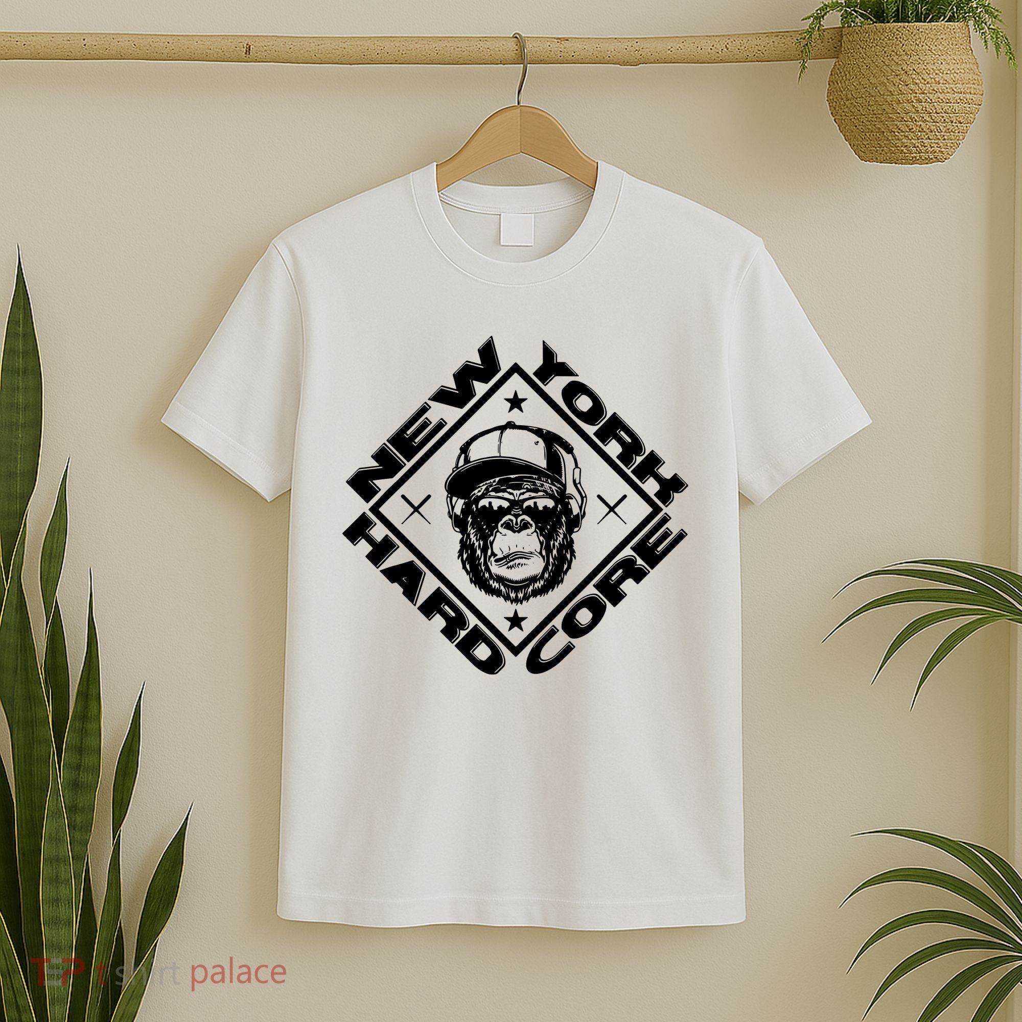 New York Hardcore Monkey Is Worldwide Nyhc Punks Not Dead T-Shirt