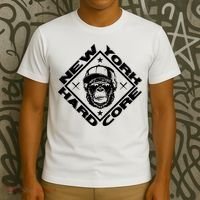 New York Hardcore Monkey Is Worldwide Nyhc Punks Not Dead T-Shirt thumb 3