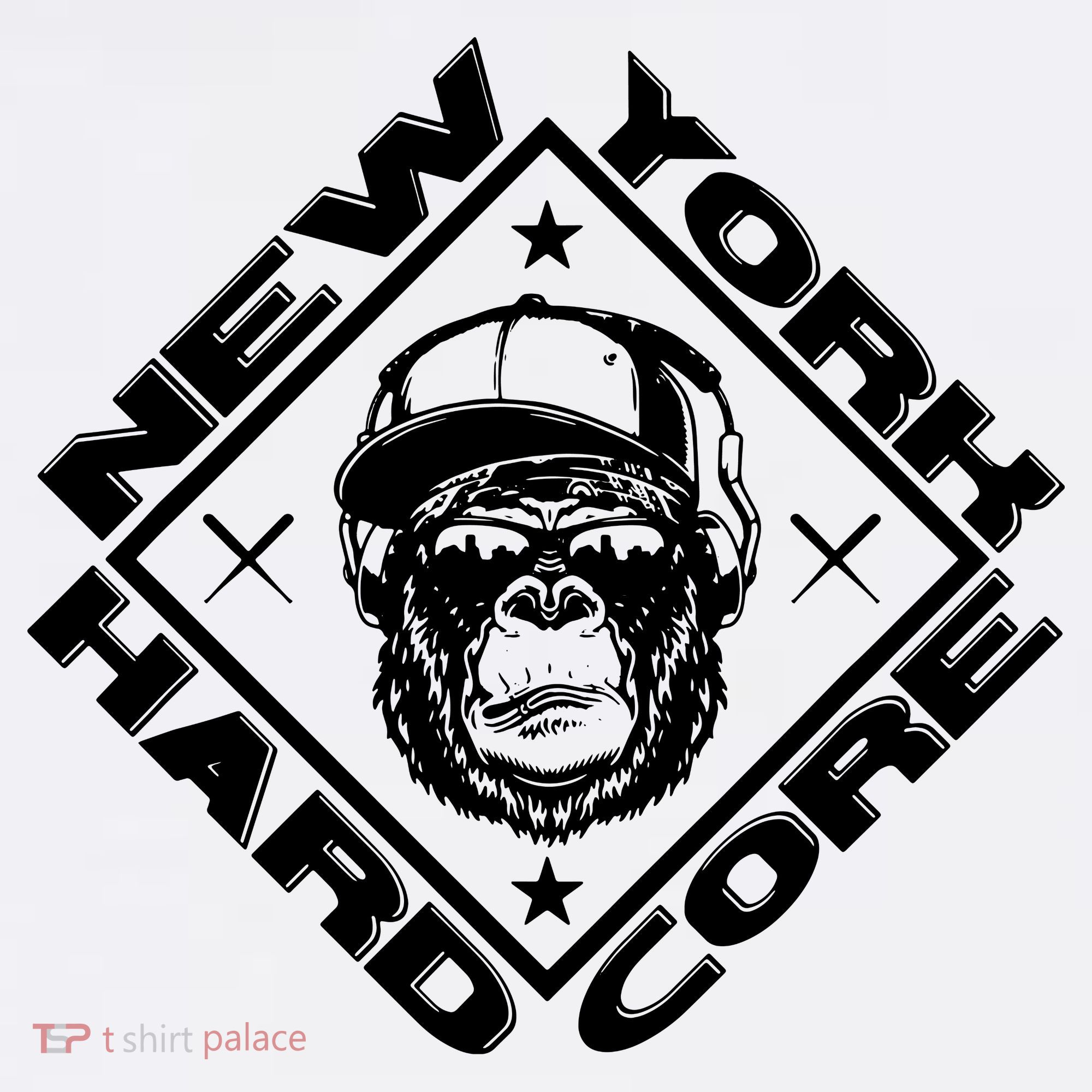 New York Hardcore Monkey Is Worldwide Nyhc Punks Not Dead T-Shirt