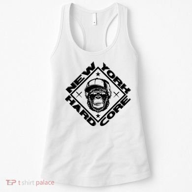 New York Hardcore Monkey Is Worldwide Nyhc Punks Not Dead Women's Tank Top