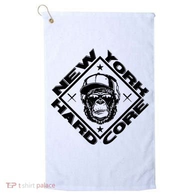 New York Hardcore Monkey Is Worldwide Nyhc Punks Not Dead Golf Towel