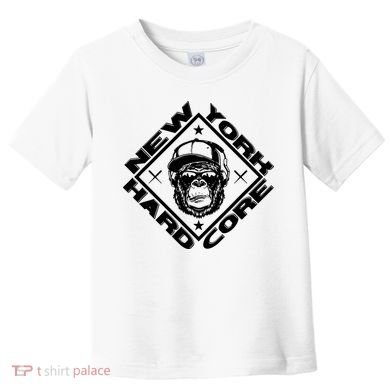 New York Hardcore Monkey Is Worldwide Nyhc Punks Not Dead Toddler T-Shirt