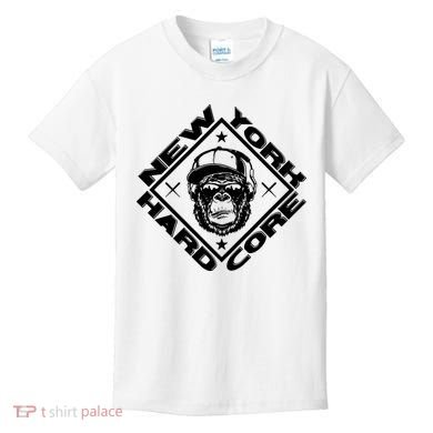 New York Hardcore Monkey Is Worldwide Nyhc Punks Not Dead Kids T-Shirt