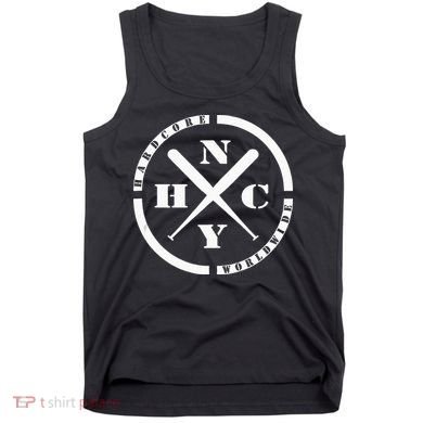 NEW YORK Hardcore Is Worldwide NYHC Punks Not Dead Tank Top