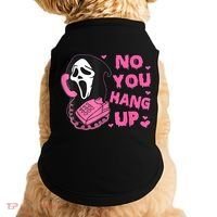 No You Hang Up First Ghost Calling Halloween Doggie Tank thumb 0