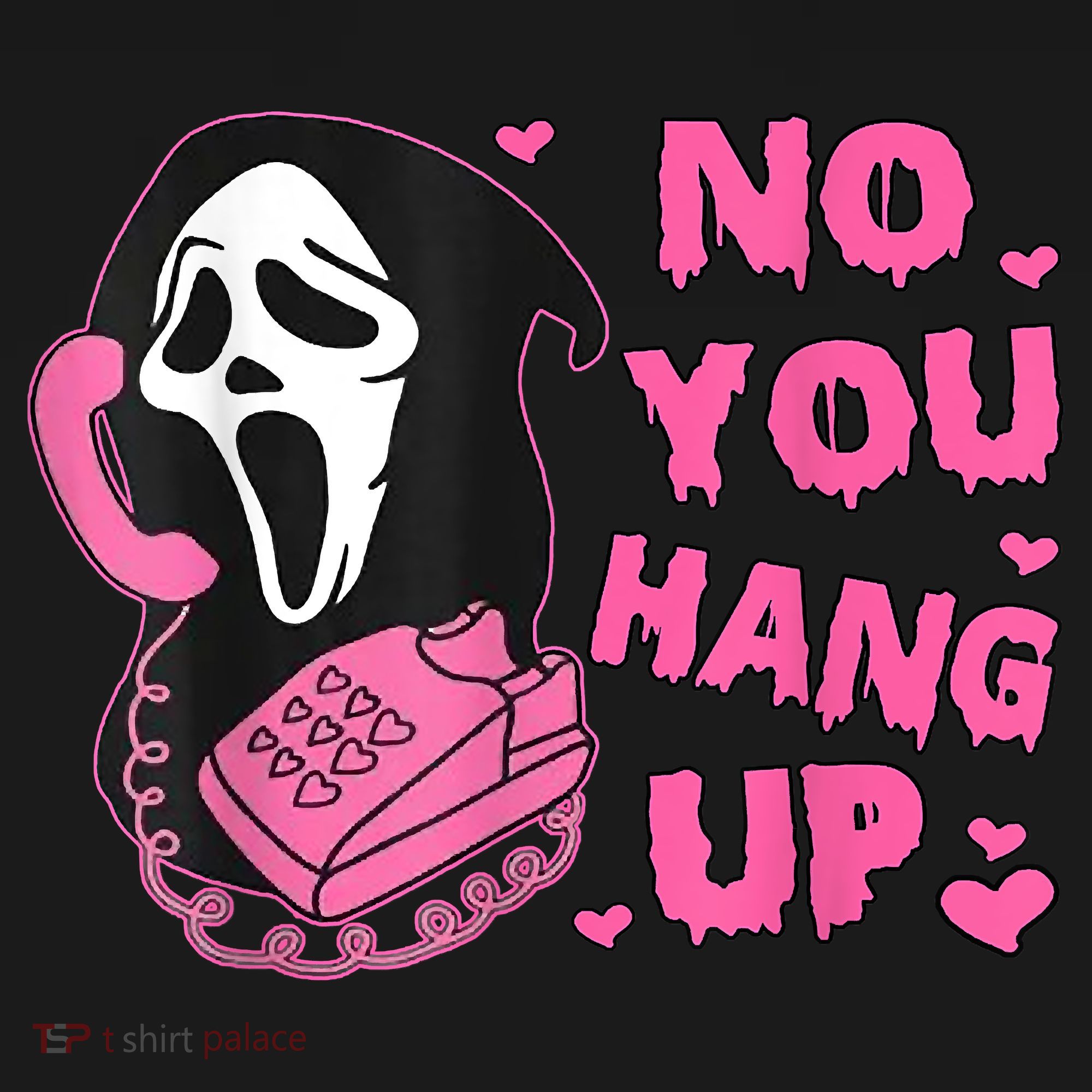 No You Hang Up First Ghost Calling Halloween Apron