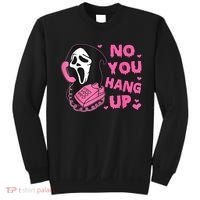 No You Hang Up First Ghost Calling Halloween Sweatshirt thumb 0