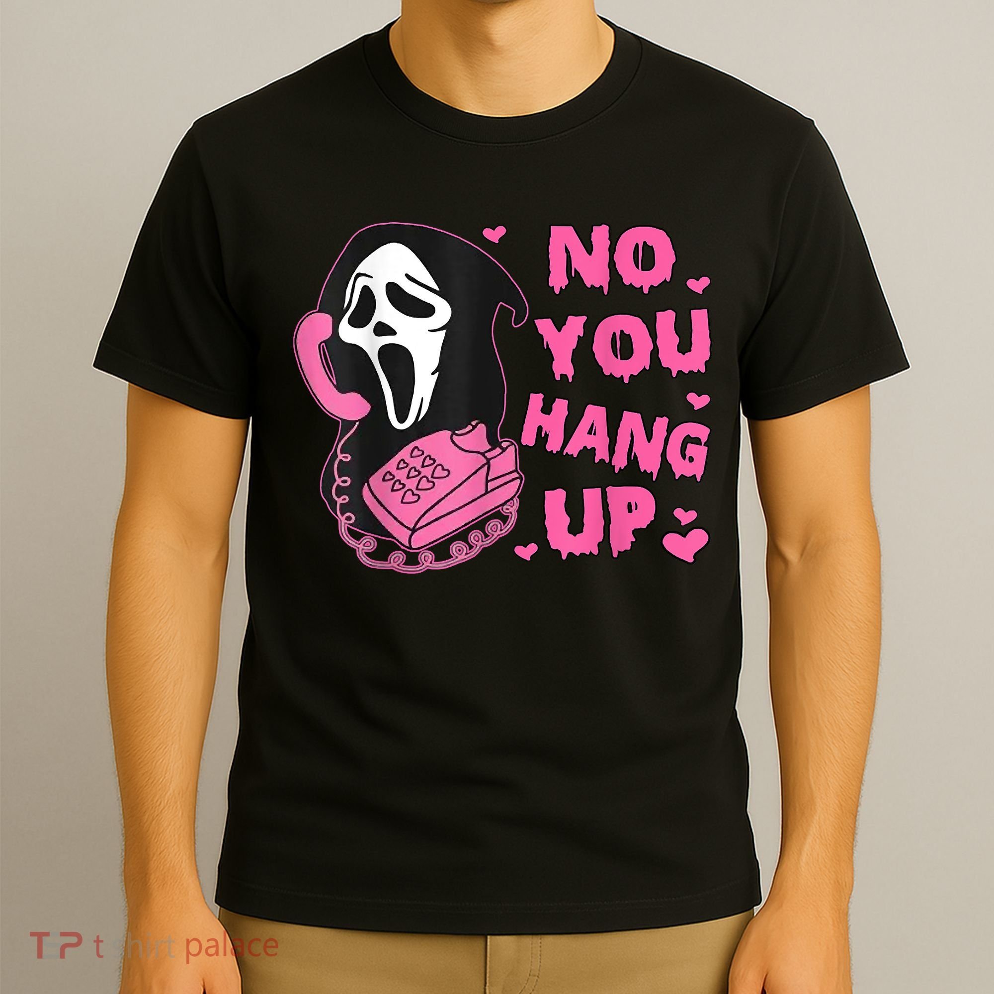 No You Hang Up First Ghost Calling Halloween T-Shirt
