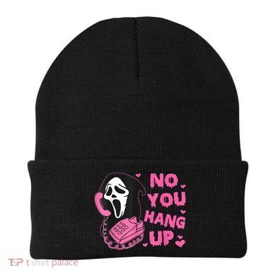 No You Hang Up First Ghost Calling Halloween Beanie