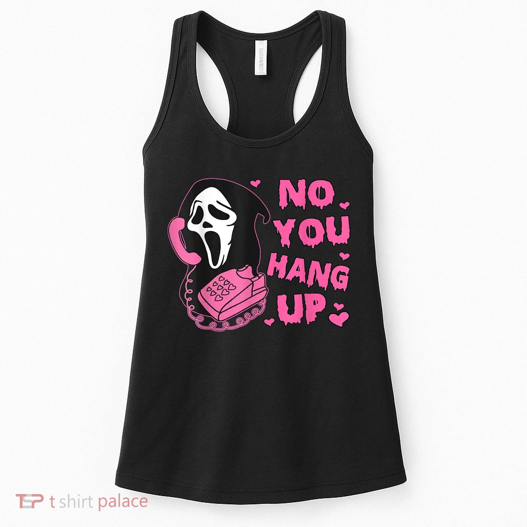 No You Hang Up First Ghost Calling Halloween Women's Tank Top