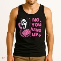 No You Hang Up First Ghost Calling Halloween Tank Top thumb 3