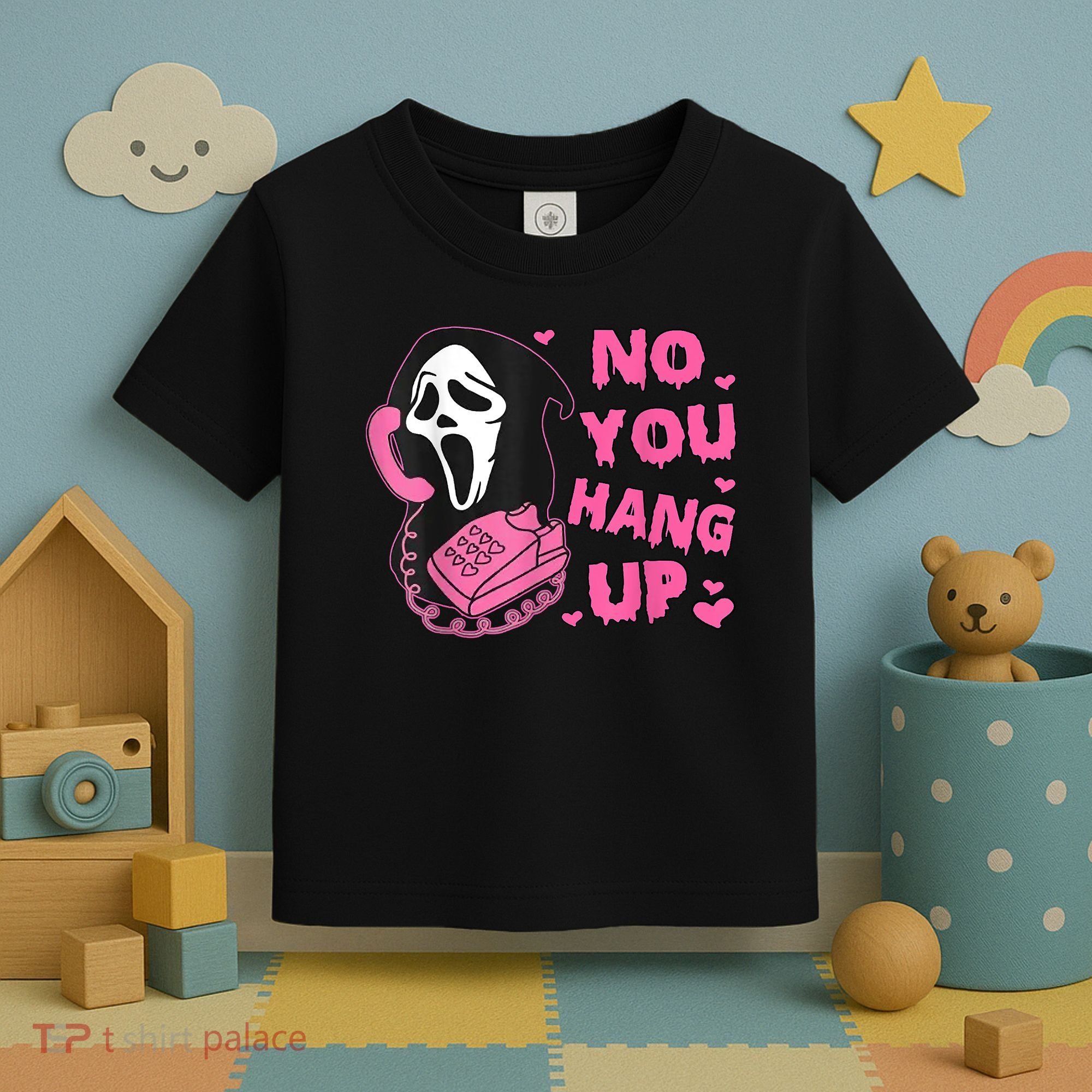 No You Hang Up First Ghost Calling Halloween Toddler T-Shirt