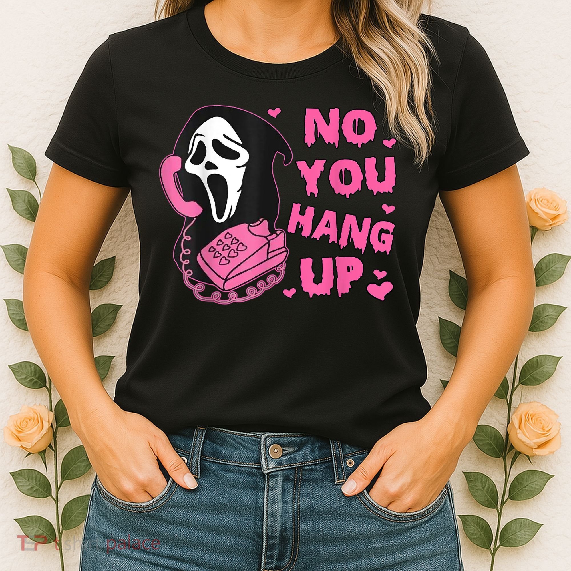 No You Hang Up First Ghost Calling Halloween Women's T-Shirt