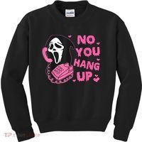 No You Hang Up First Ghost Calling Halloween Kids Sweatshirt thumb 0
