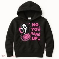 No You Hang Up First Ghost Calling Halloween Kids Hoodie thumb 0