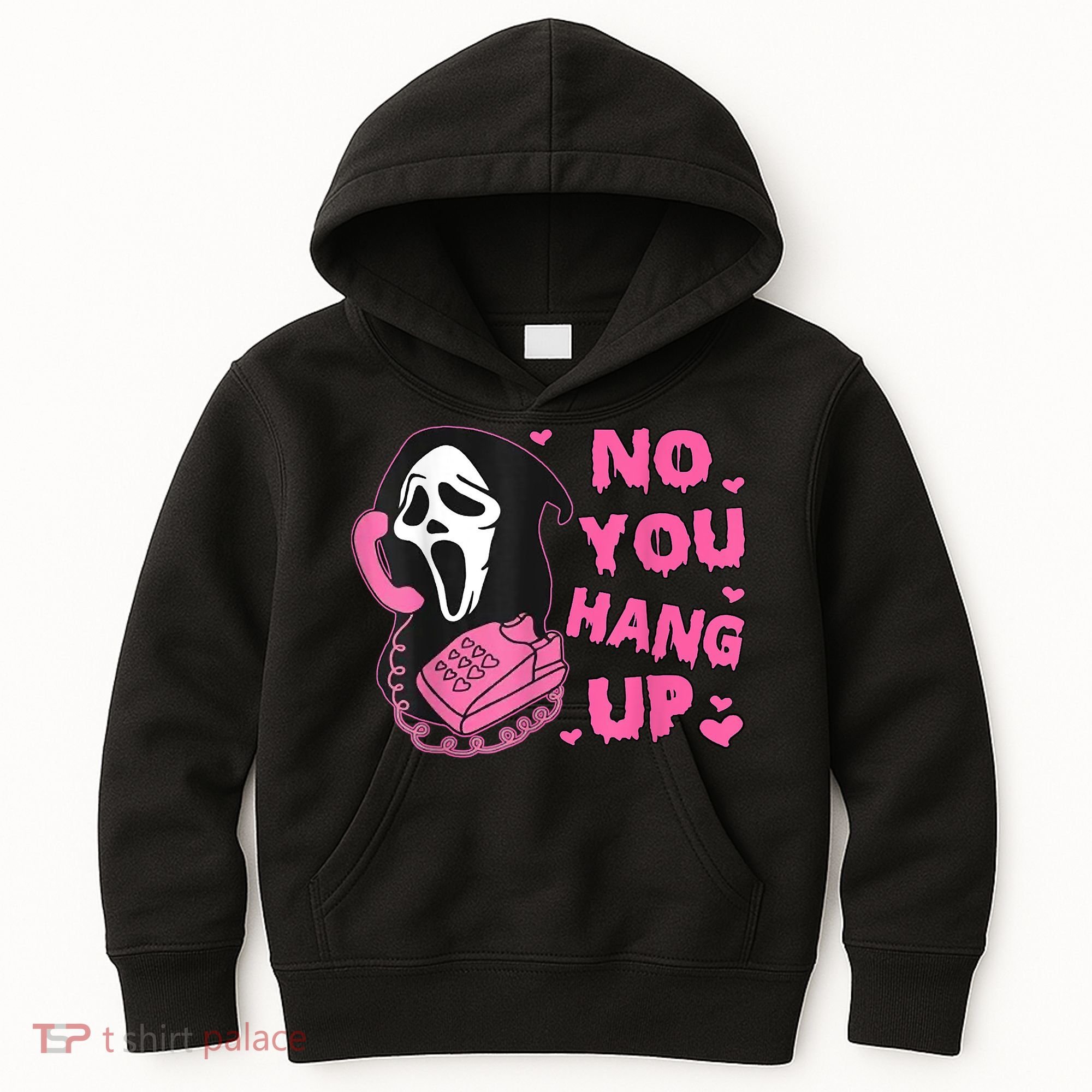 No You Hang Up First Ghost Calling Halloween Kids Hoodie
