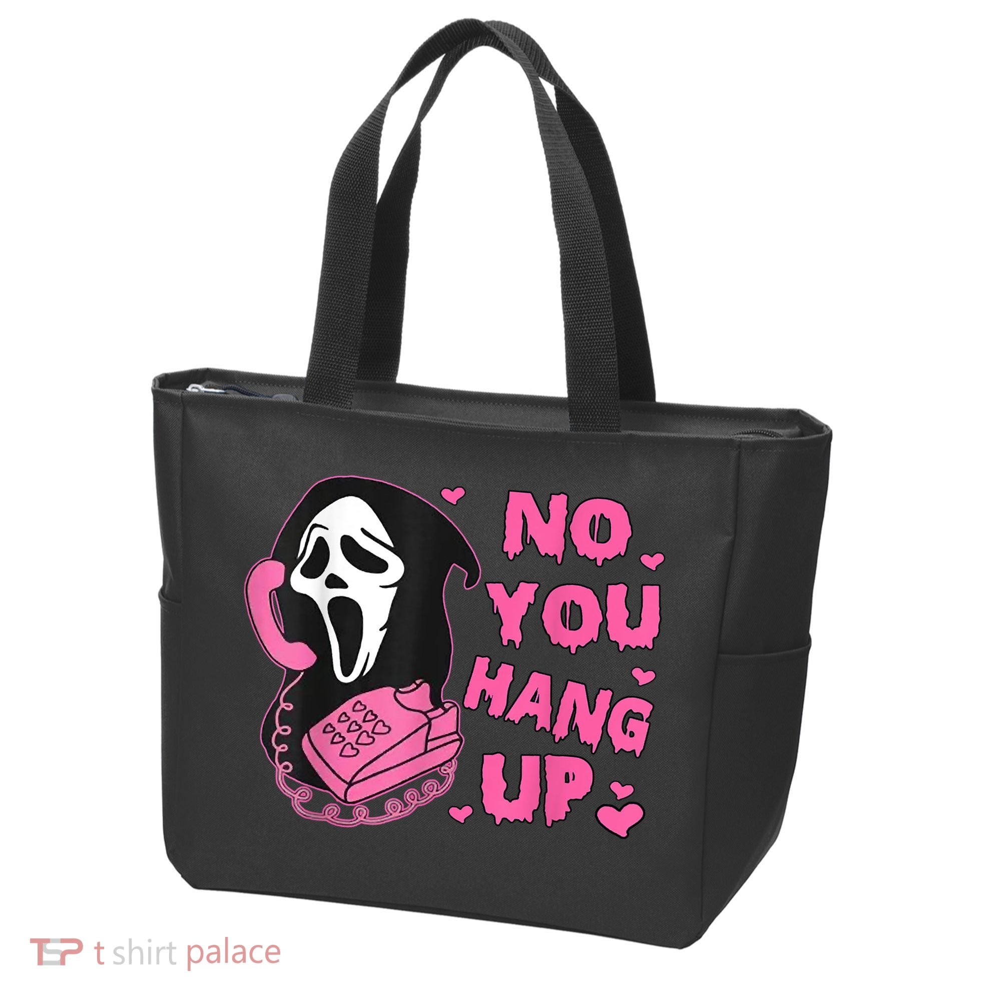 No You Hang Up First Ghost Calling Halloween Tote Bag