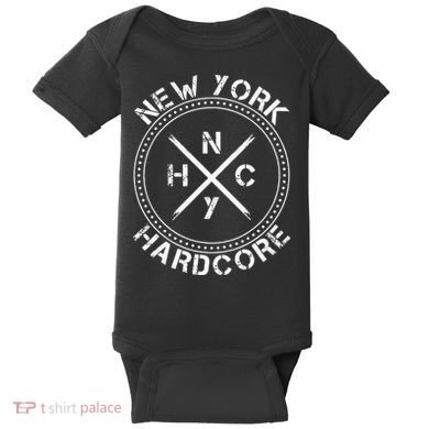 New York Hardcore NYHC Music Cool Baby Bodysuit