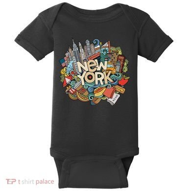 New York Iconic Baby Bodysuit