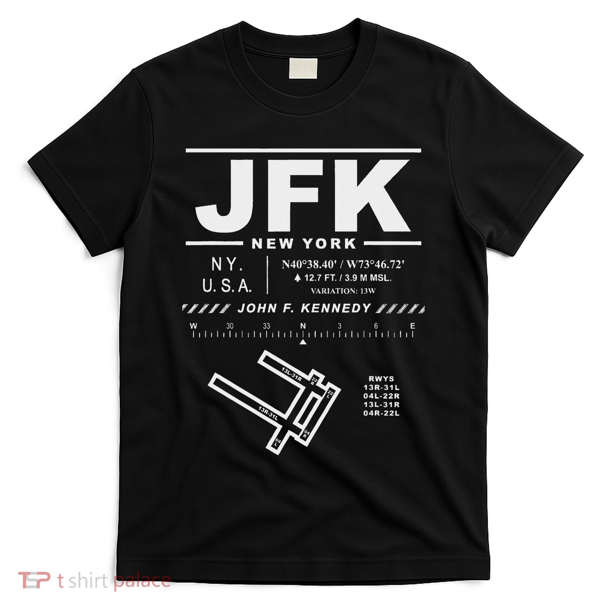 New York John F. Kennedy International Airport Jfk T-Shirt