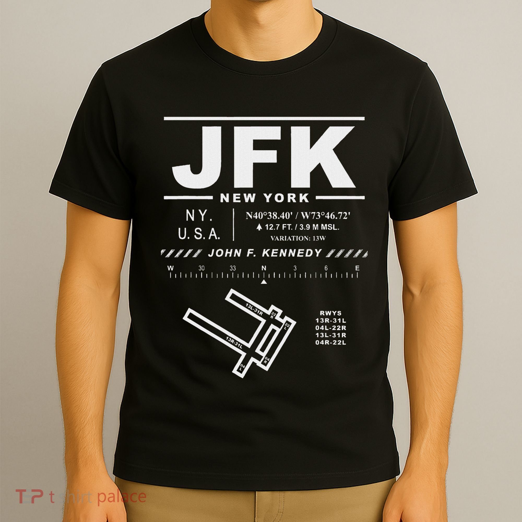 New York John F. Kennedy International Airport Jfk T-Shirt