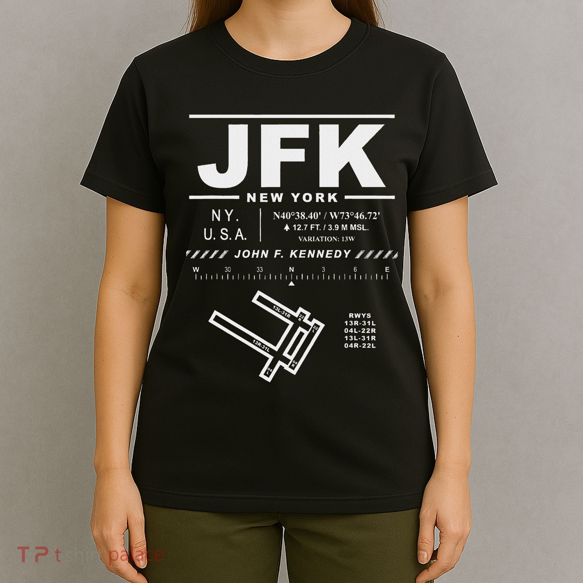 New York John F. Kennedy International Airport Jfk T-Shirt