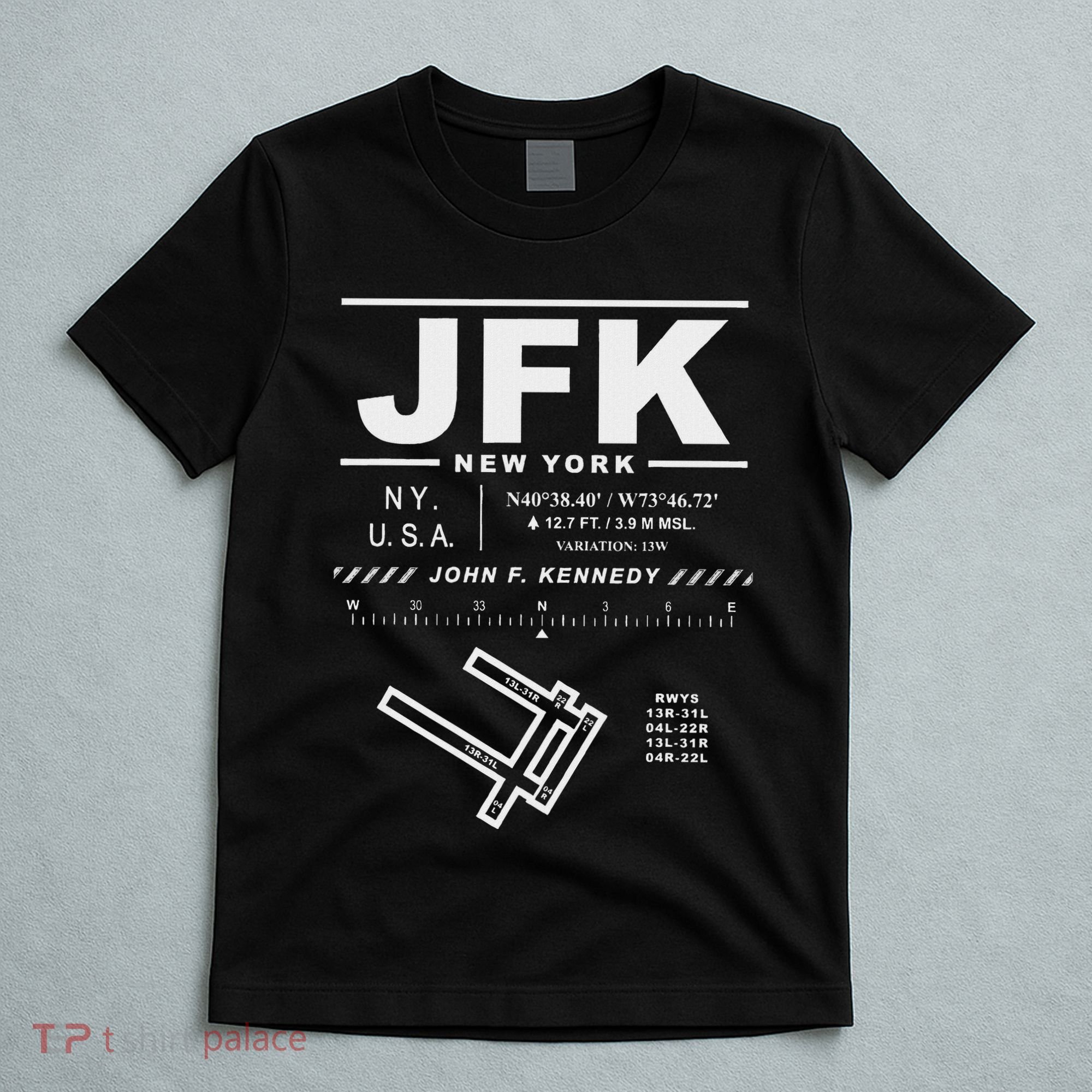 New York John F. Kennedy International Airport Jfk T-Shirt